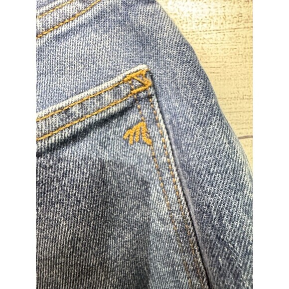 Madewell The Perfect Vintage Straight Jean Womens Size 30P NEW Jeans Whiskering - Picture 6 of 12